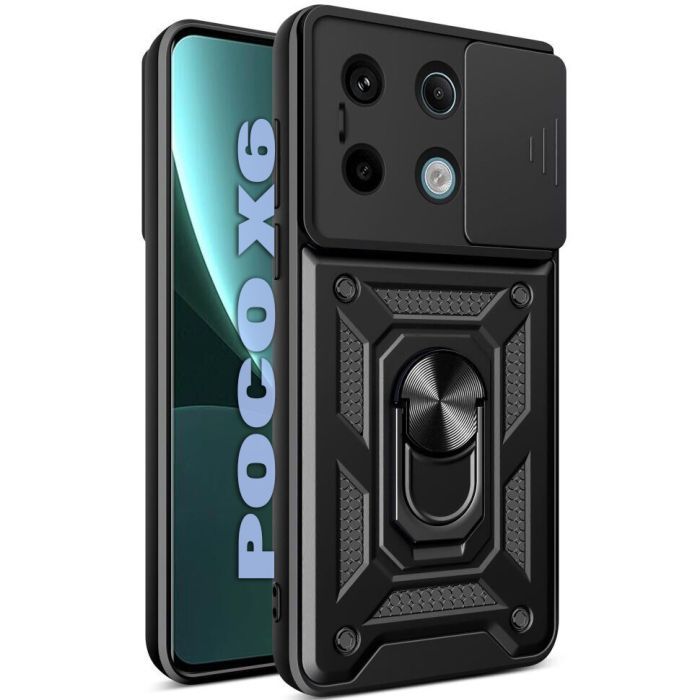 Чохол до мобільного телефона BeCover Military Poco X6 Black (711006)