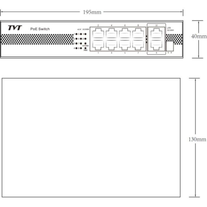 Коммутатор сетевой TVT DIGITAL TD-B2208S1-PGU изображение 5