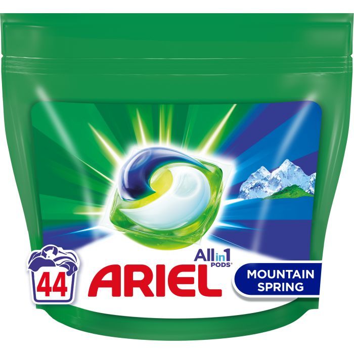 Капсулы для стирки Ariel Pods Все-в-1 Горный родник 44 шт. (8001090337108)