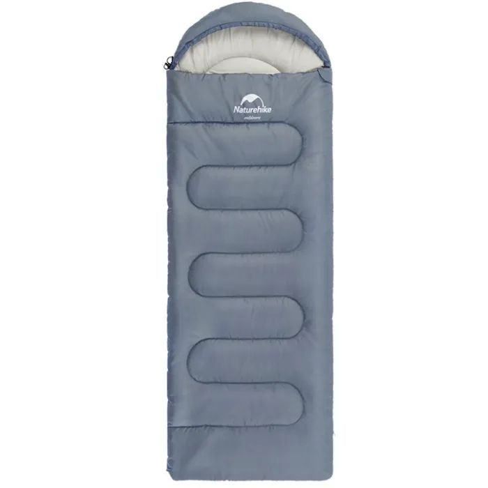 Спальный мешок Naturehike Y150L NH21MSD08 правий, сіро-блакитний (6975641888741)