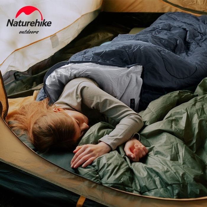 Спальный мешок Naturehike Y150L NH21MSD08 правий, сіро-блакитний (6975641888741) изображение 2