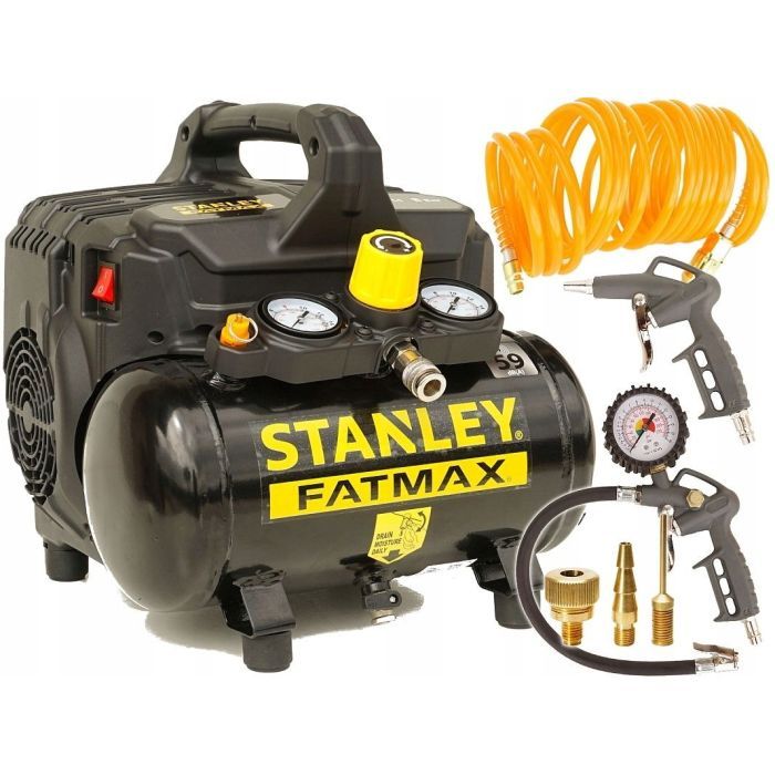 Компрессор Stanley FATMAX FMXCM0003E, 105 л/мин, 0.75 кВт, 18 кг (FMXCM0003E) изображение 4