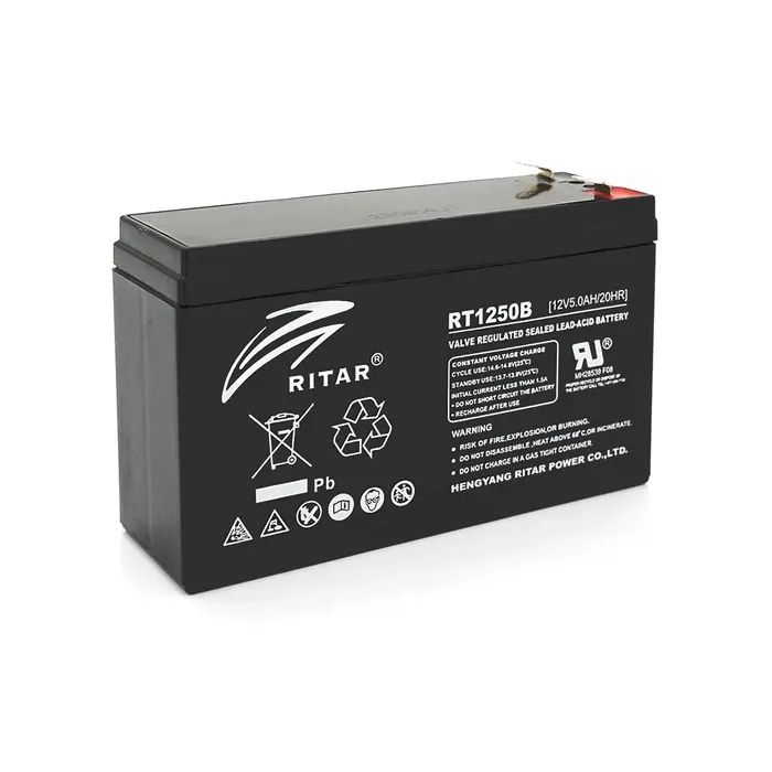 Батарея к ИБП Ritar AGM RT1250, 12V-5Ah (RT1250BL)