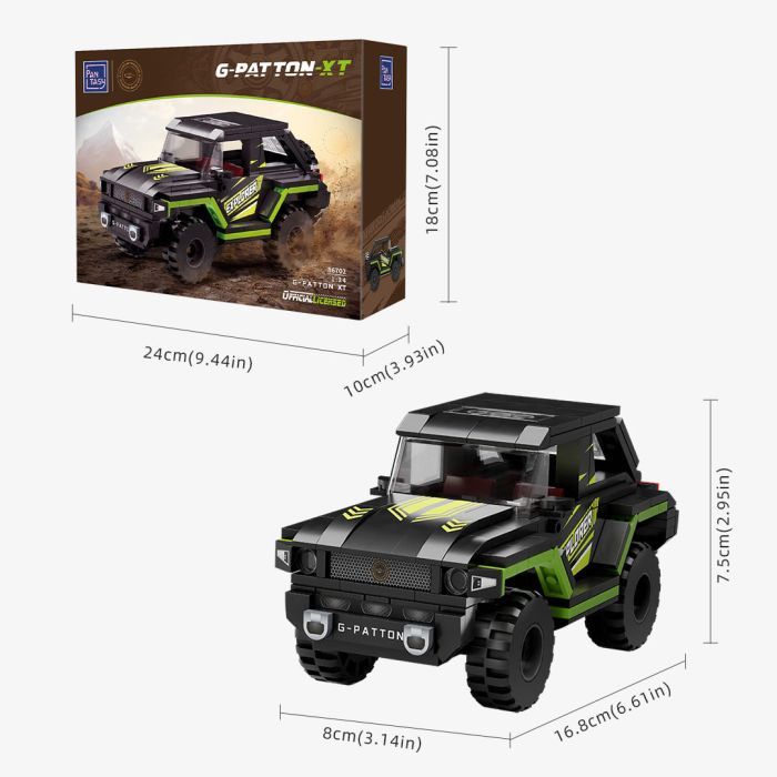 Конструктор Pantasy George Patton G-PATTON ️GX 1:18 зелёный (86702) изображение 5
