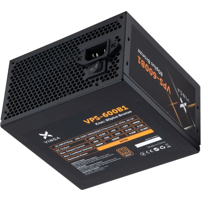 Блок живлення Vinga 600W (VPS-600B1) зображення 6