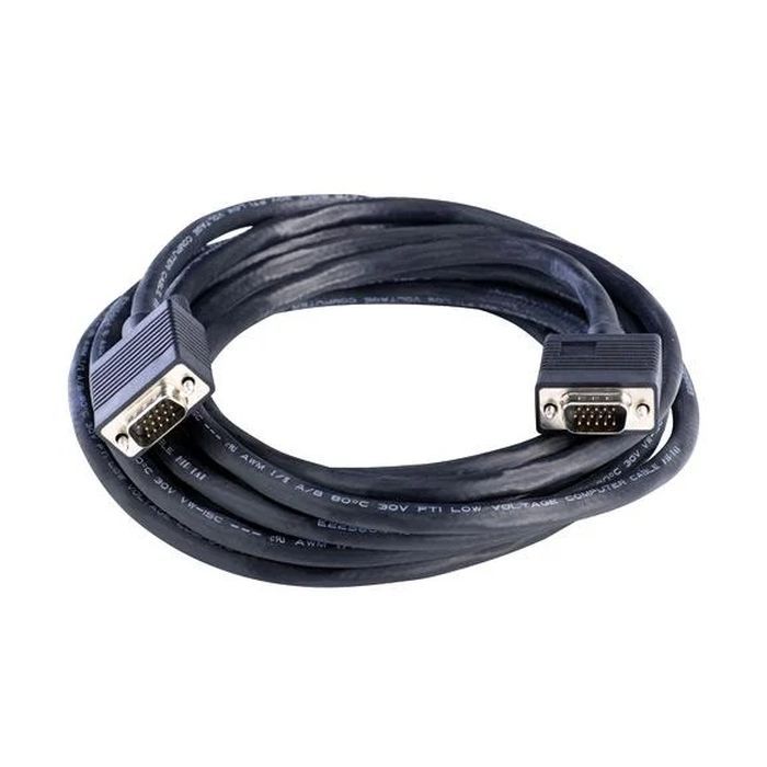 Кабель мультимедийный VGA M to VGA M 5.0m ferrite Gresso (2000700002296)