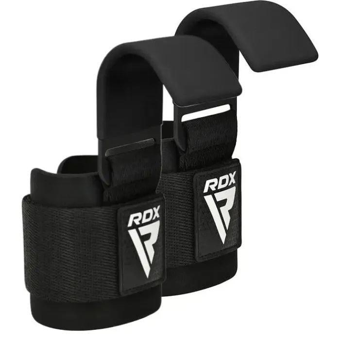 Гаки для тяги на зап'ястя RDX W5 Gym Hook Strap Red Plus (WAN-W5R+)