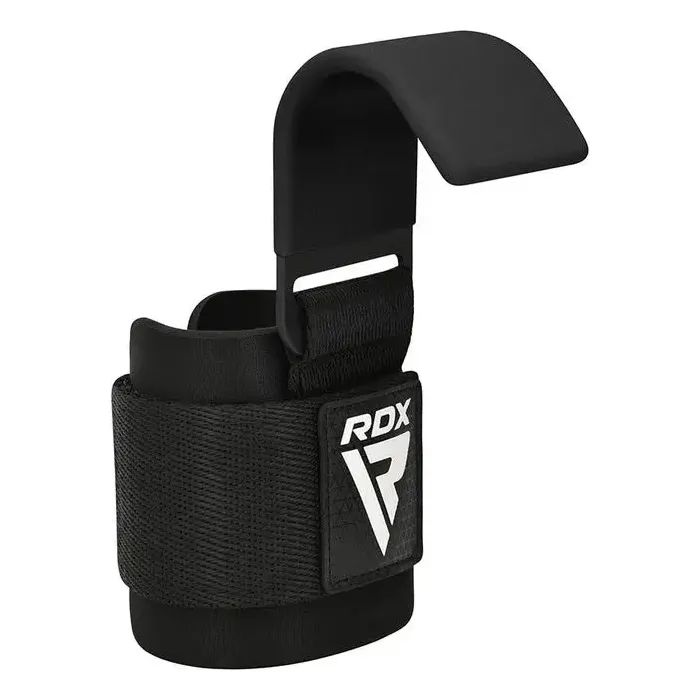 Гаки для тяги на зап'ястя RDX W5 Gym Hook Strap Red Plus (WAN-W5R+) зображення 3