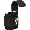 Крюки для тяги на запястья RDX W5 Gym Hook Strap Black Plus (WAN-W5B+) изображение 3