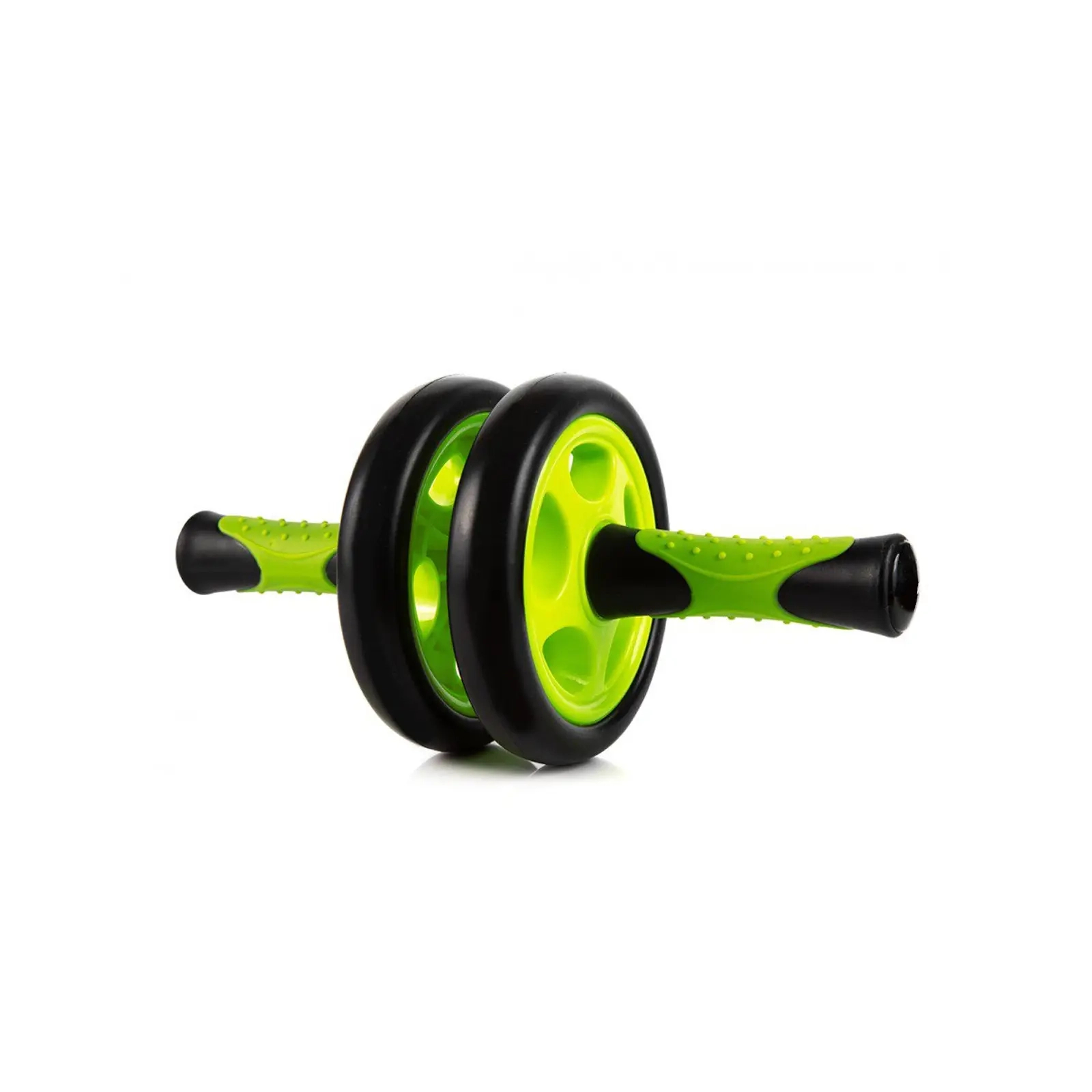 Ролик для пресса PowerPlay подвійний Dual-Core Ab Wheel Чорно-зелений (PP_4327_Black/Green) изображение 4