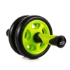Ролик для пресса PowerPlay подвійний Dual-Core Ab Wheel Чорно-зелений (PP_4327_Black/Green)