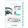 USB флеш накопитель Wibrand 8GB Aligator White USB 2.0 (WI2.0/AL8U7W) изображение 2