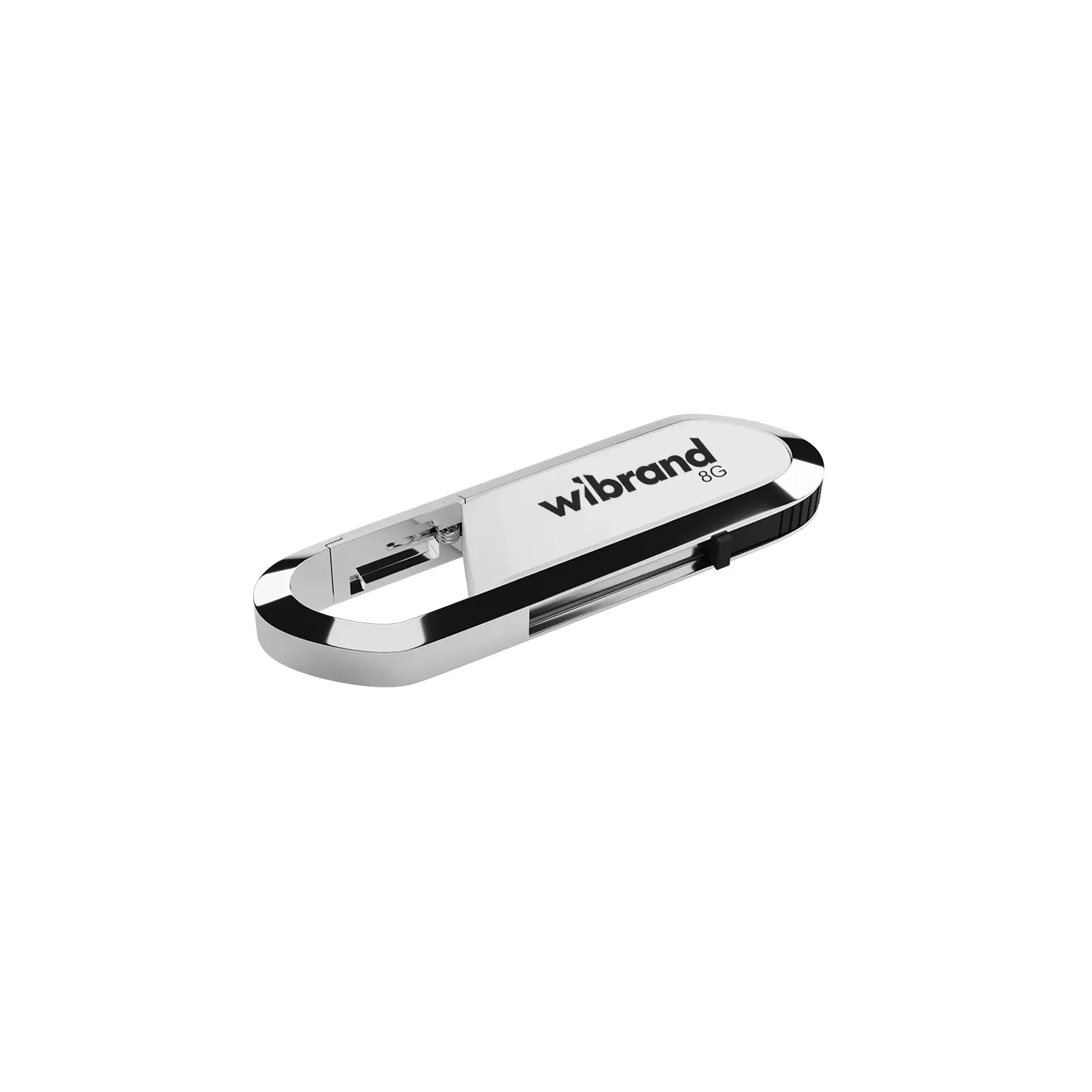 USB флеш накопитель Wibrand 8GB Aligator Black USB 2.0 (WI2.0/AL8U7B)
