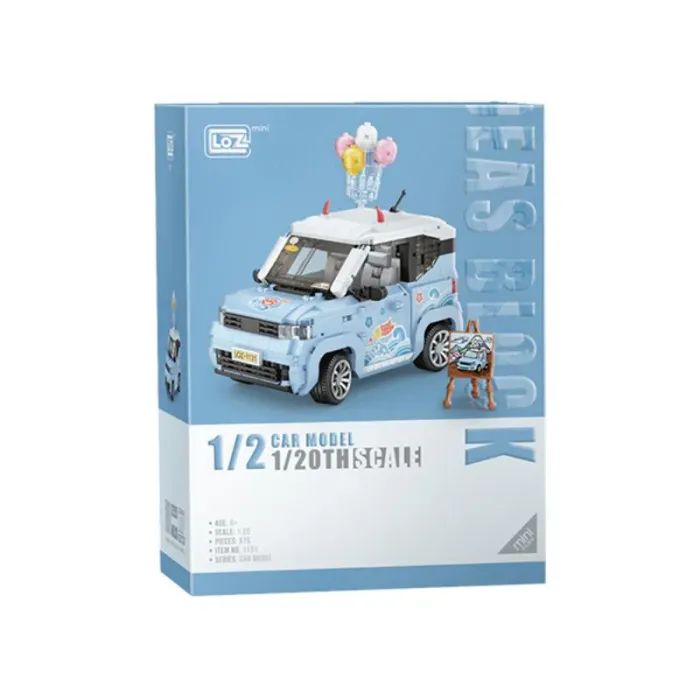 Конструктор LOZ mini Автомобиль MINI голубой (1131) изображение 10