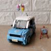 Конструктор LOZ mini Автомобиль MINI голубой (1131) изображение 4