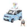 Конструктор LOZ mini Автомобиль MINI голубой (1131)