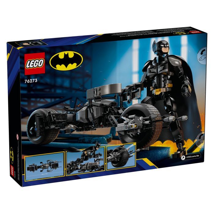 Конструктор LEGO Batman Фигурка Бэтмена для сборки и бэтцикл для сборки (76273) изображение 8