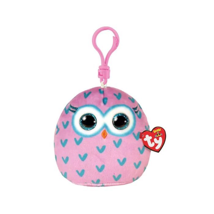 Мягкая игрушка Ty брелок Squish-a-boos Сова Винкс 12 см (39573)