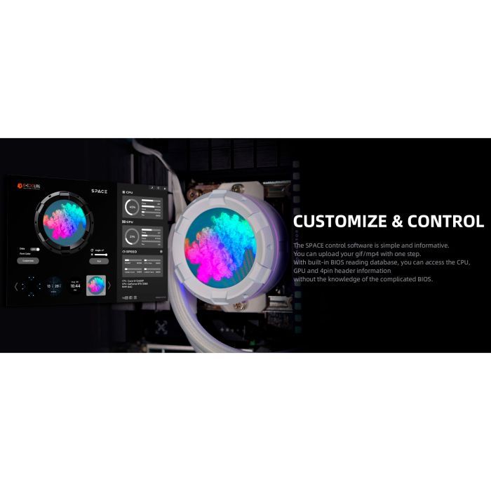Система жидкостного охлаждения ID-Cooling SL360 XE White изображение 10
