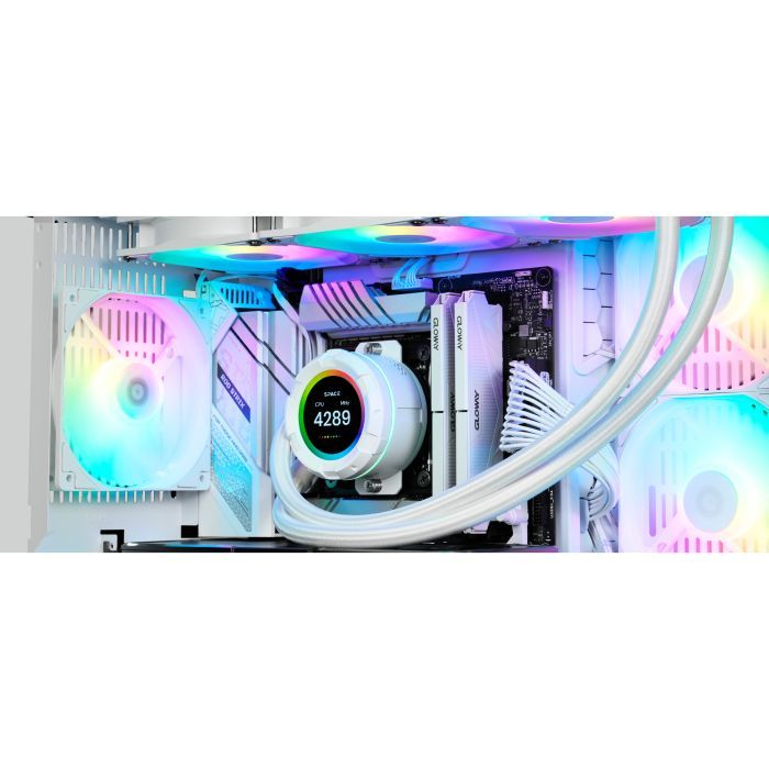 Система жидкостного охлаждения ID-Cooling SL360 XE White изображение 12
