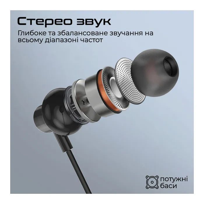 Наушники Promate Silken-C Grey (silken-c.grey) изображение 3
