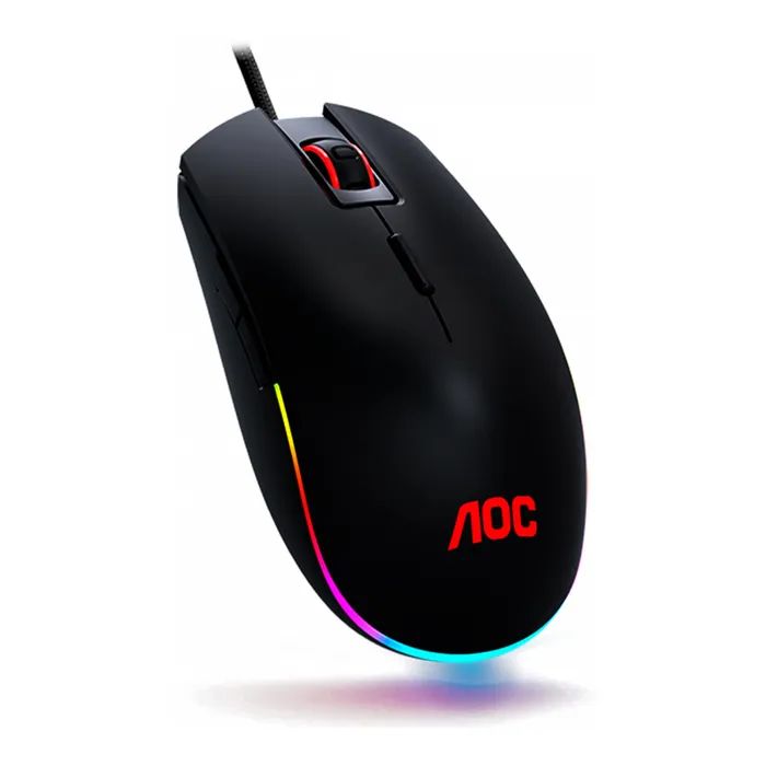 Мышка AOC GM500 RGB USB Black (GM500DRBE) изображение 2