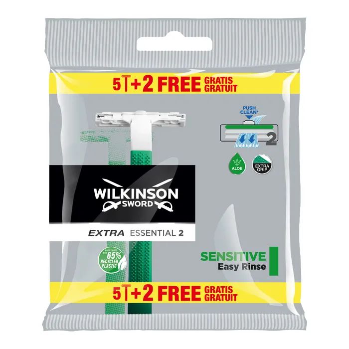 Бритва Wilkinson Sword Extra 2 Essential Sensitive 5+2 шт. (4027800348206)