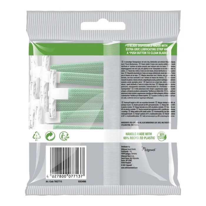 Бритва Wilkinson Sword Extra 2 Essential Sensitive 5+2 шт. (4027800348206) зображення 2