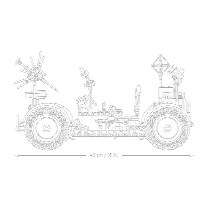 Конструктор LEGO Technic Лунный автомобиль NASA Apollo (42182) изображение 9