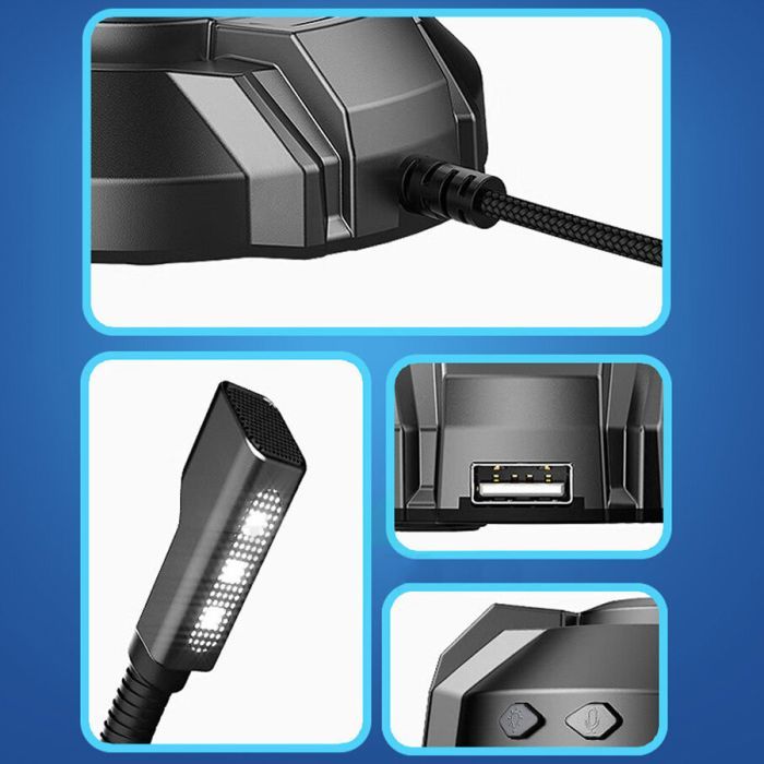 Микрофон HP DHP-1100C RGB backlit 3.5мм+USB Black (DHP-1100C) изображение 4
