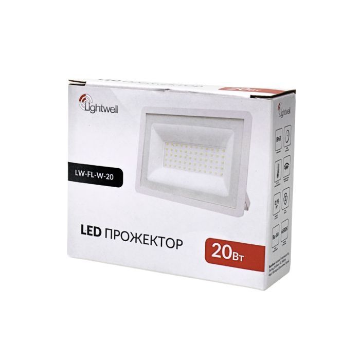 Прожектор Lightwell LW-FL-W-20 20 W изображение 3