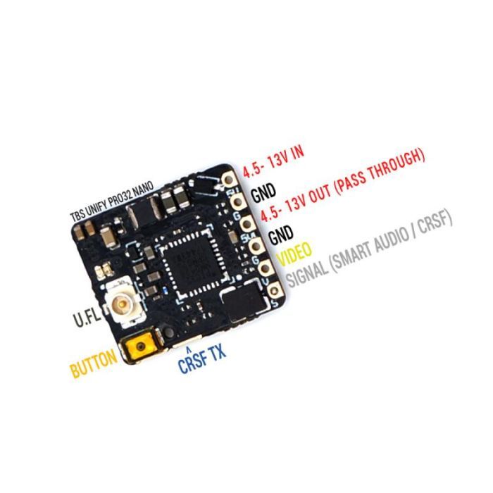 Видеопередатчик (VTX) TBS Unify Pro32 Nano 40CH изображение 4