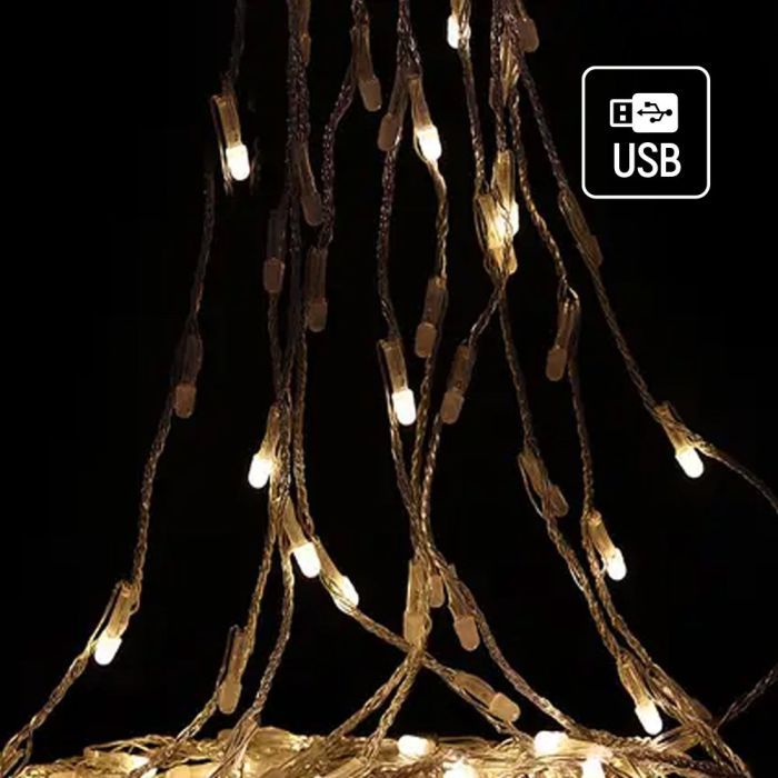 Гірлянда ColorWay Каскад LED 98 7 x 1.5 м 8 функцій (CW-G-98L71CU) зображення 2