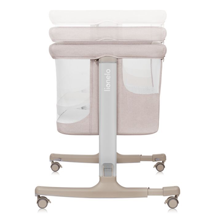 Кроватка Lionelo приставная AURORA BEIGE CAPPUCCINO (LO-AURORA BEIGE CAPPUCCINO) изображение 7