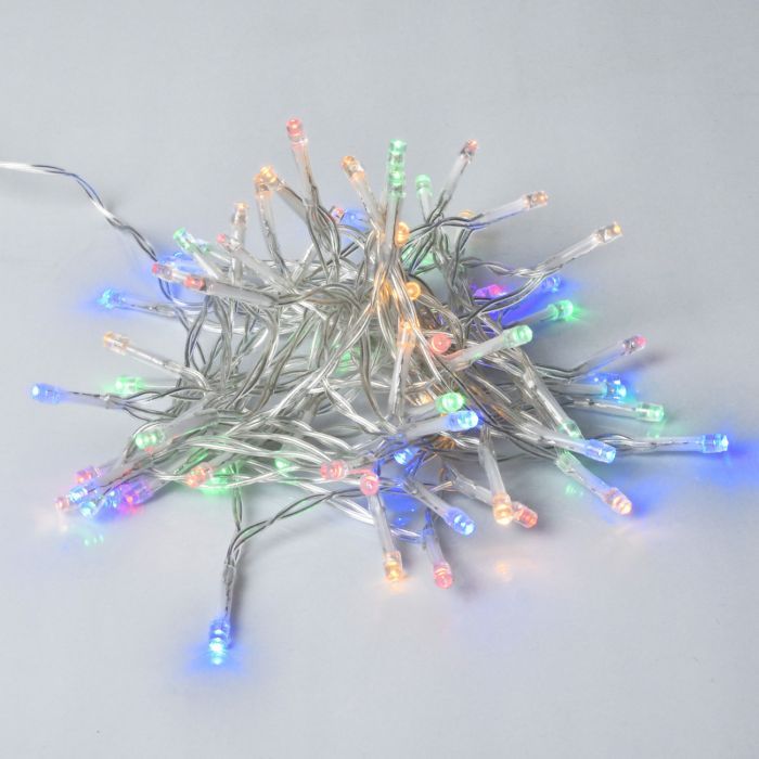 Гирлянда YES! Fun Нить 70 LED Разноцветная 4.9 м Статичная На батарейках (975058)