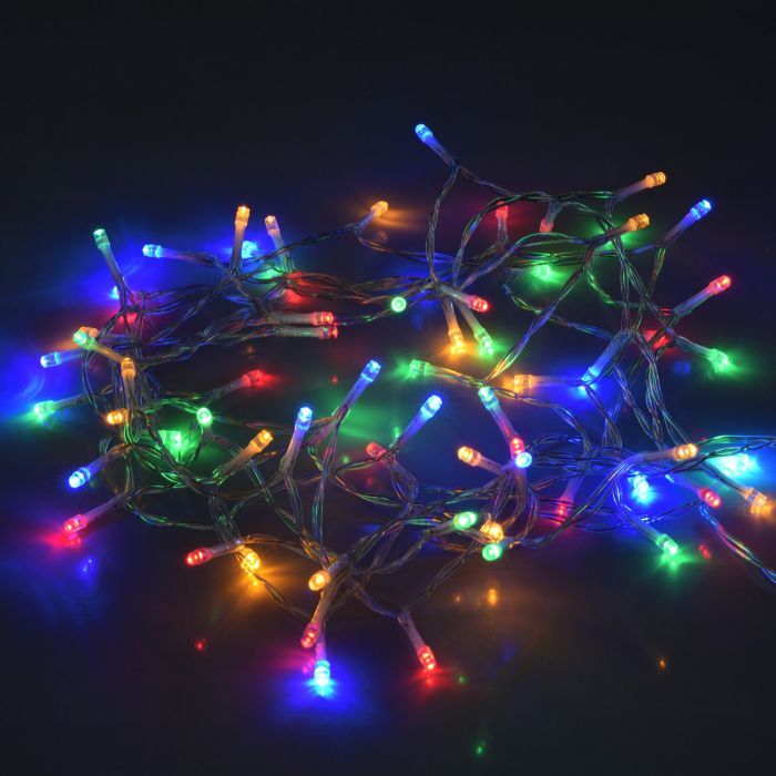 Гирлянда YES! Fun Нить 70 LED Разноцветная 4.9 м Статичная На батарейках (975058) изображение 3