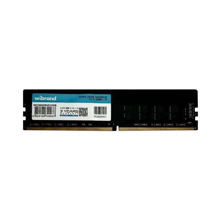 Модуль памяти для компьютера DDR4 32GB 3200 MHz Wibrand (WI3200DDR4D/32GB)