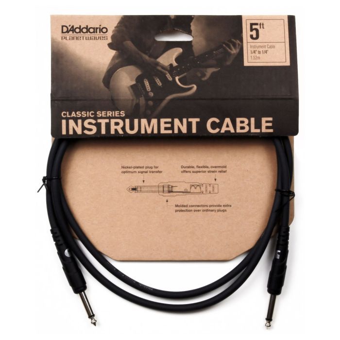 Инструментальный кабель D'Addario Classic Series Instrument Cable 3m (PW-CGT-10) изображение 4