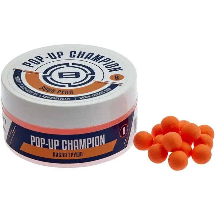 Бойл Brain Champion Pop-Up Sour Pear (груша) 10mm 34g (1858.21.44)