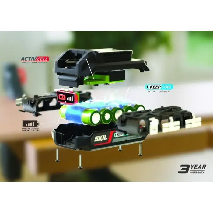 Аккумулятор к электроинструменту Skil BR1E3107 AA, 2,0 Ah (11072600101) изображение 4