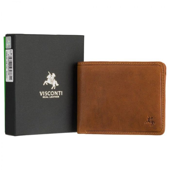 Кошелек Visconti DRW40 Newton Oak Tan (DRW40 TAN) изображение 6