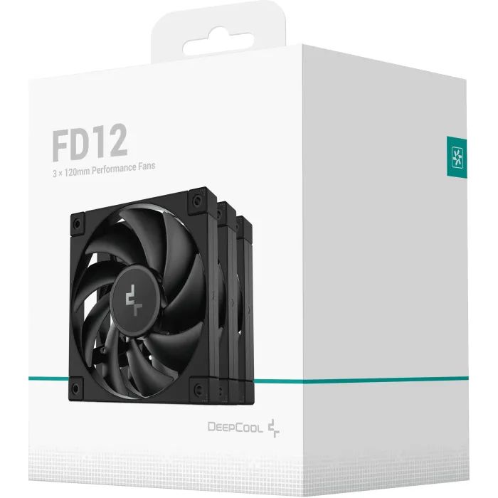 Кулер для корпуса Deepcool FD12-3 IN 1 (R-FD12-BKNPN3-G) изображение 7