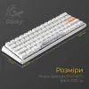 Клавиатура Ducky One 3 Mini Cherry MX Brown RGB UA USB White (DKON2161ST-BUAPXPWWWSC1) изображение 11