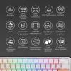 Клавиатура Ducky One 3 Mini Cherry MX Brown RGB UA USB White (DKON2161ST-BUAPXPWWWSC1) изображение 4