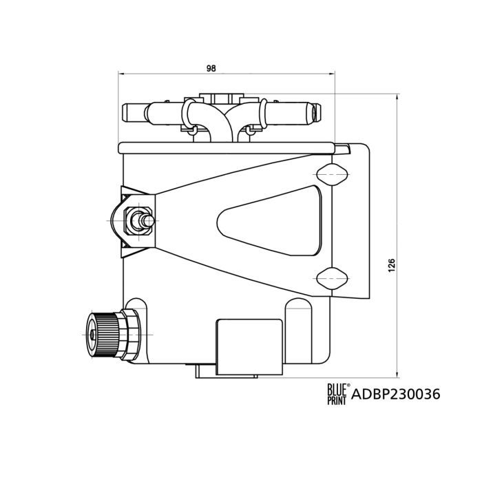 Фільтр паливний Blue Print ADBP230036 зображення 3