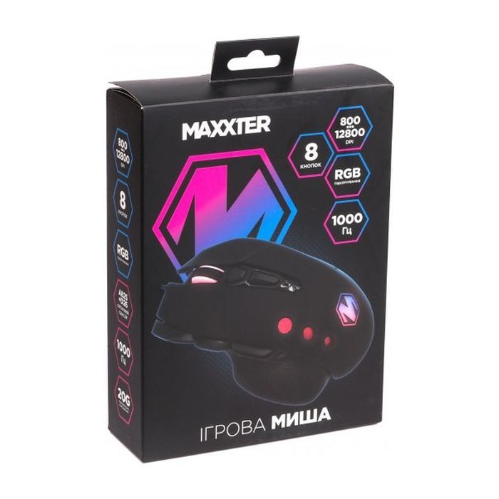 Мышка Maxxter McG-9B-I825 USB Black (McG-9B-I825) изображение 5