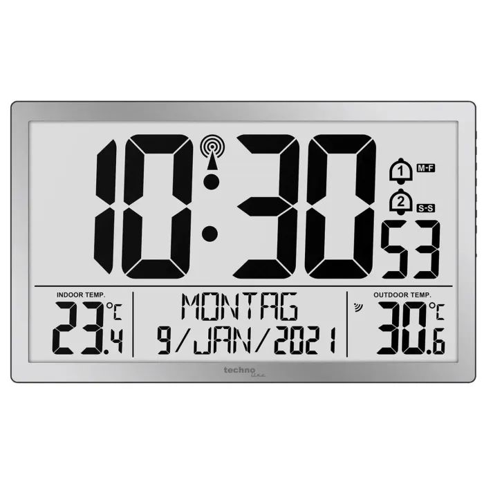 Настінний годинник Technoline WS8113 Silver (DAS302461) зображення 2