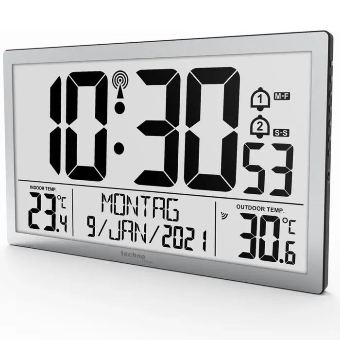 Настінний годинник Technoline WS8113 Silver (DAS302461) зображення 3