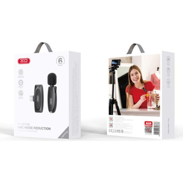 Микрофон XO MKF08B з придушенням шуму lightning Black (XO MKF08B-IP) изображение 4