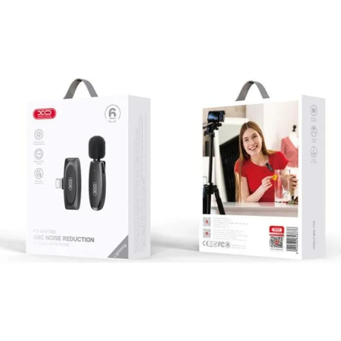 Микрофон XO MKF08B з придушенням шуму lightning Black (XO MKF08B-IP) изображение 4